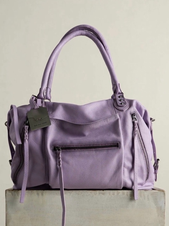 Free People Handbags - ICONIC! Sold Out! FREE PEOPLE WE THE FREE BIG EMERSON TOTE LILAC NEW